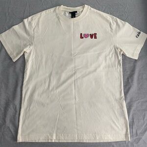 H&M Keith Haring Love Heart Crew Neck T-Shirt